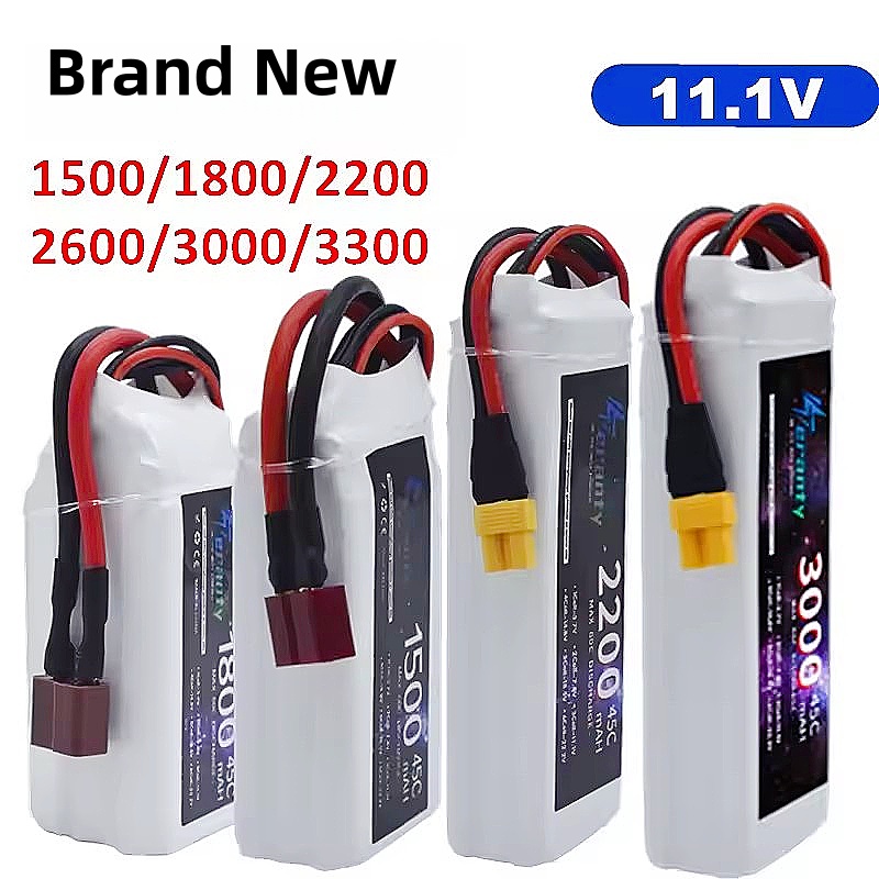 11.1V LiPo Battery 3S 1500mah  - Drone Battery Connector ulasan dan harga